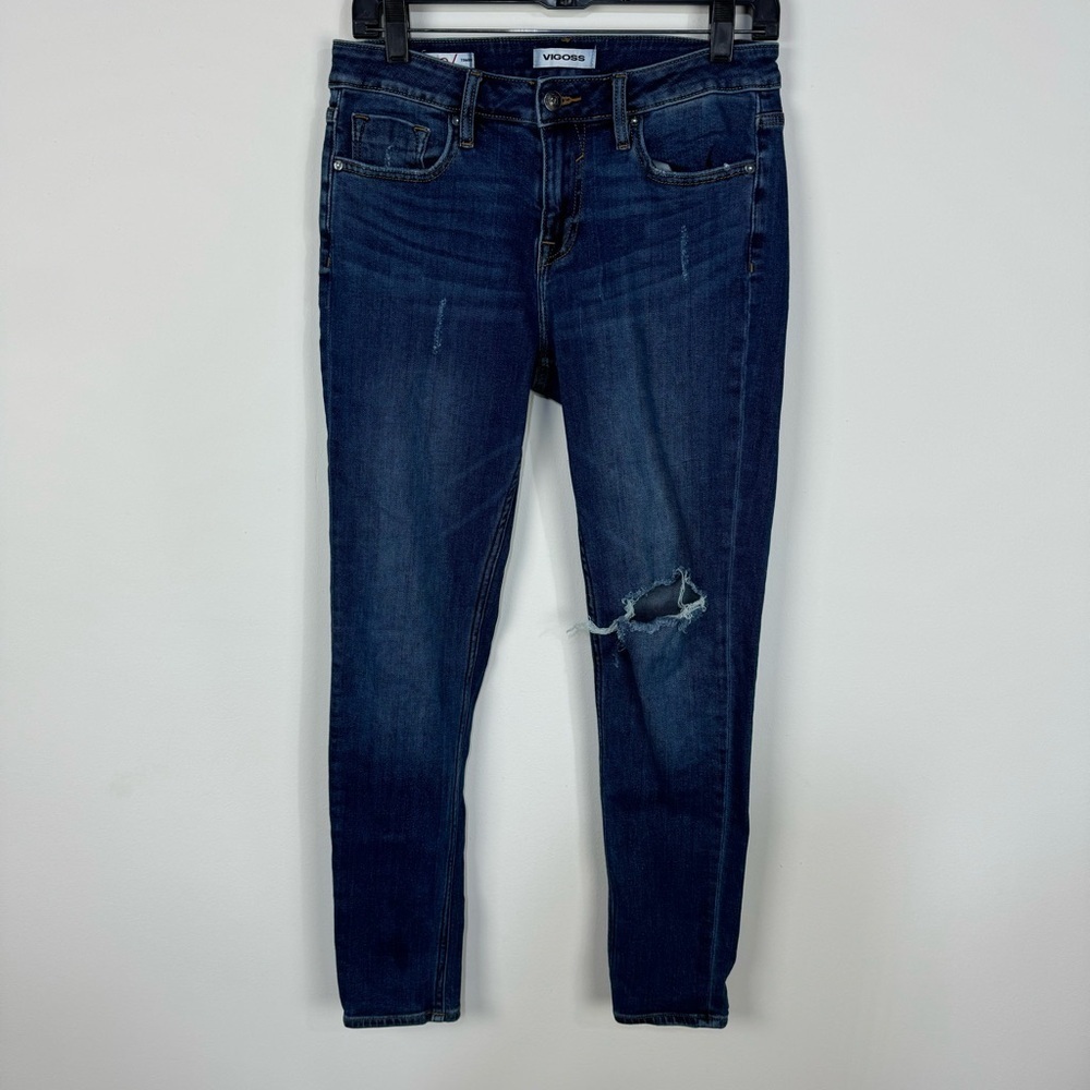 Vigoss Thompson Tomboy distressed ripped loose fit jeans